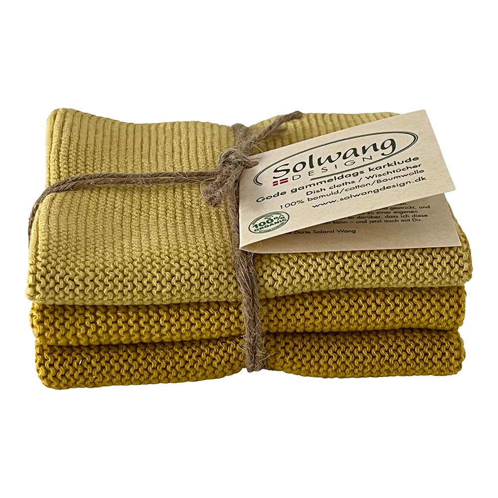 Kjøkkenhåndkle 50% 2 pk oker Bungalow