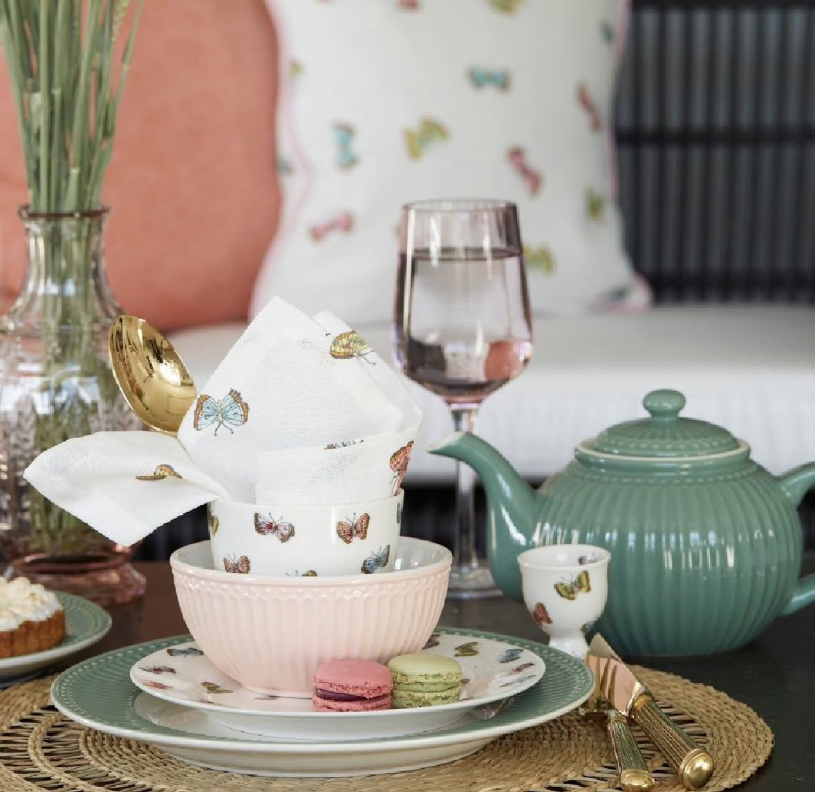 Latte kopp Maisie white Greengate