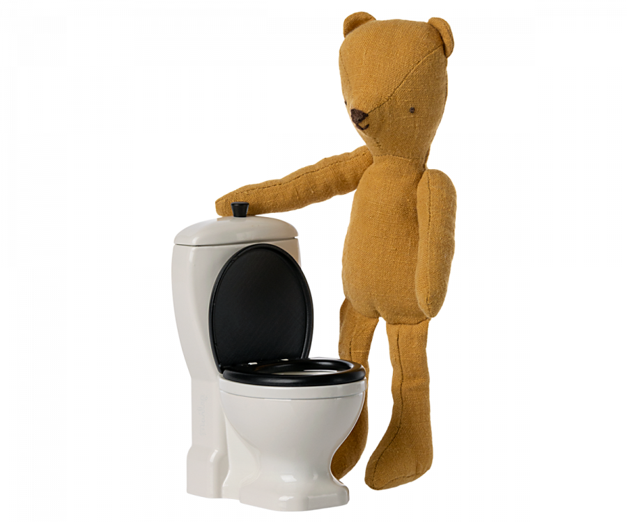 Toalett wc hare kanin bamse teddy Maileg