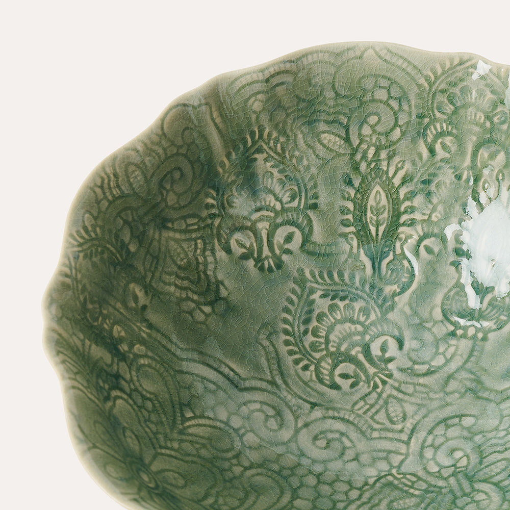 Bolle 26 cm Antique antikk mintgrønn Sthål