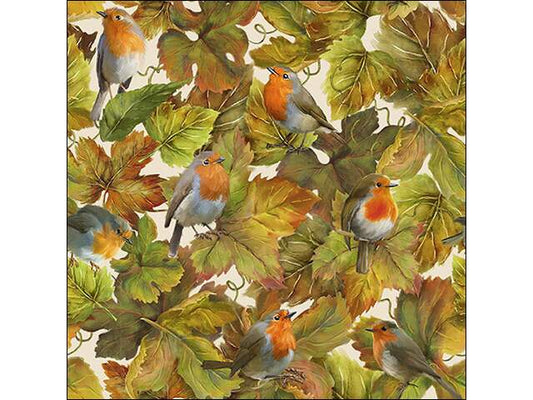 Serviett lunsj hidden robins Ambiente