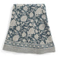 Duk lin Indian Rose - Denim Blue - rund 220cm Chamois