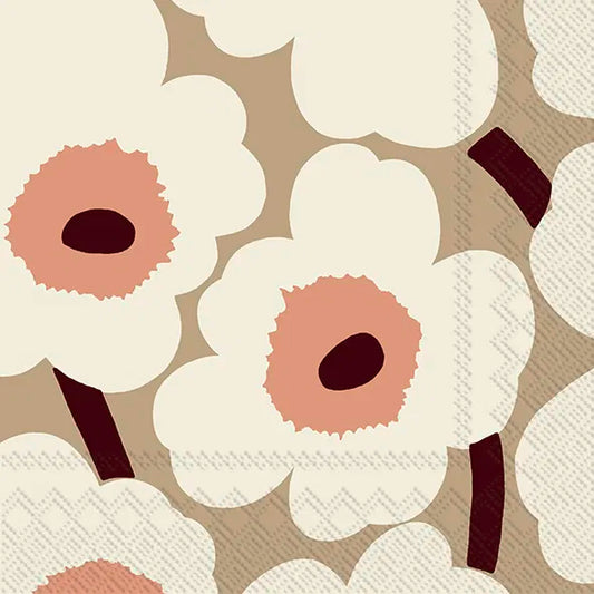 Serviett lunsj Marimekko Unikko Cream IHR