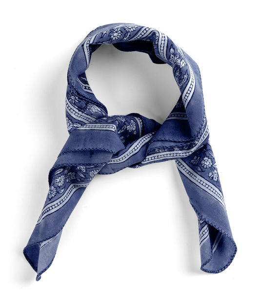 Skjerf Bandana - Margerita - Navy Blue Chamois