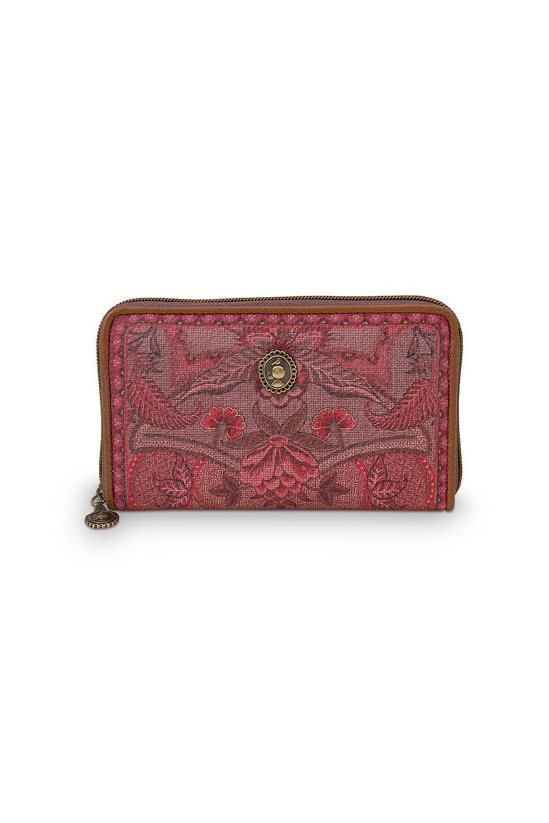 Lommebok Wallet Kyoto Festival Dark pink PIP STUDIO