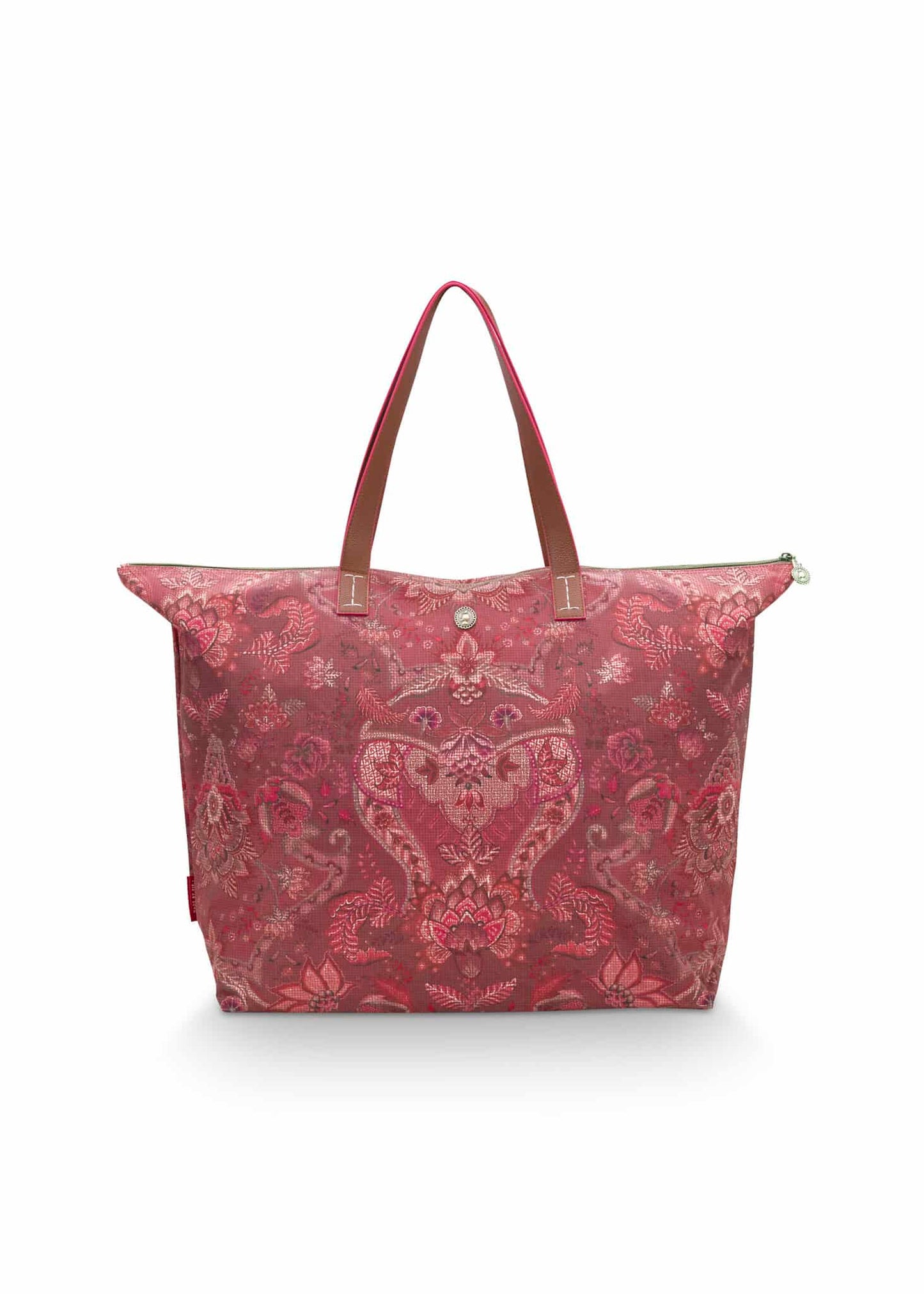 Tote bag Kyoto festival dark pink stor veske PIP STUDIO