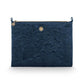 Sminke veske Flat Pouch Large Velvet Quilted Days Blue PIP STUDIO