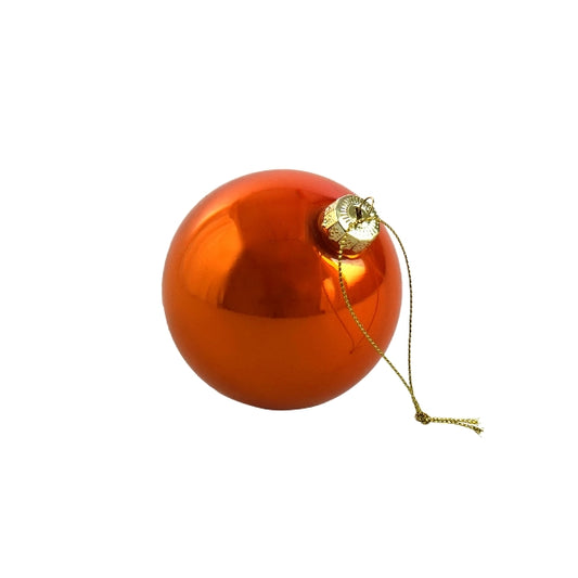 Julekule 8 cm oransje Werner Voss