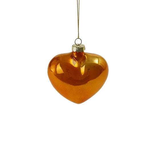 Hjerte 8 cm oransje Werner Voss