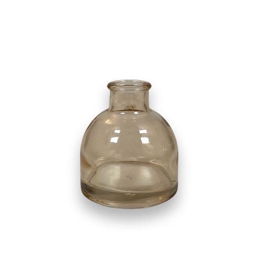 Glass flaske vase Pava mini amber Miljøgården