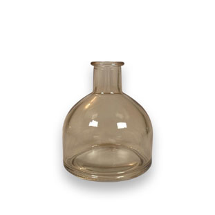Glass flaske vase Pava small amber Miljøgården