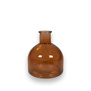Glass flaske vase Pava mini rust Miljøgården