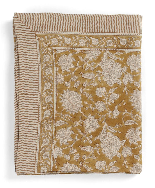 Duk lin Indian Rose - Ochre - 150x 350 Chamois
