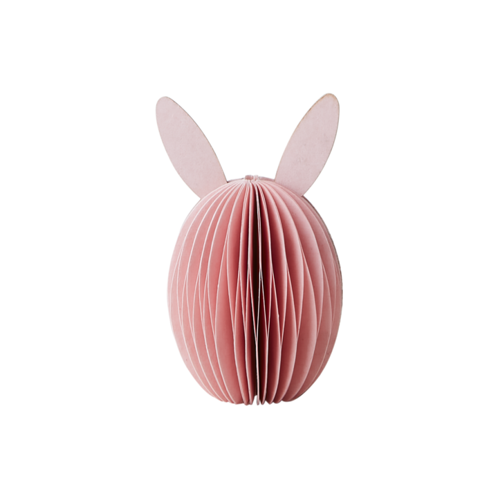 Papirpynt bunny 8 cm rosa Affari