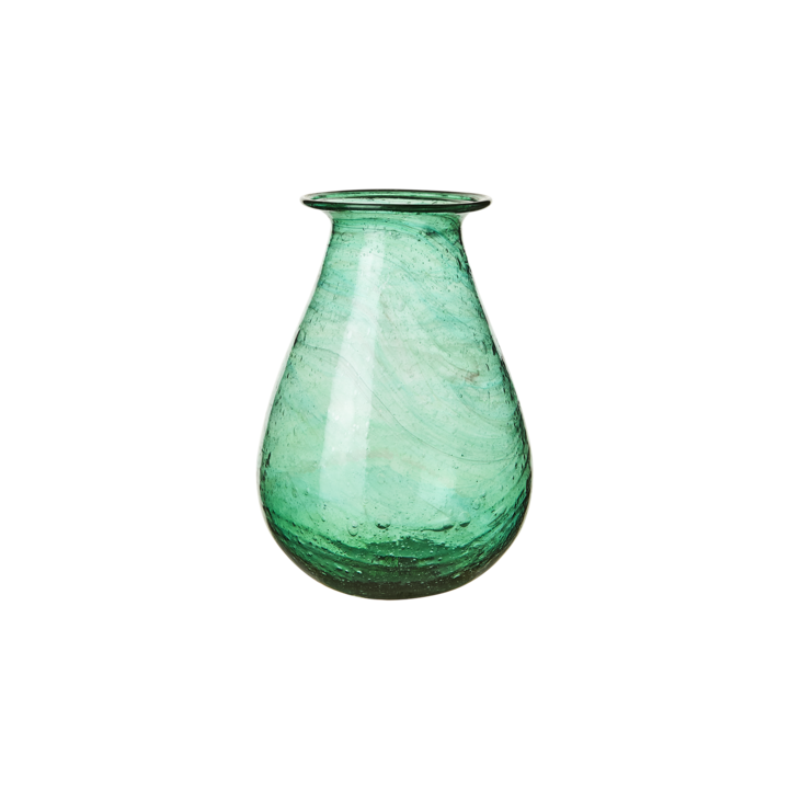 Glass vase Violetta mint Affari