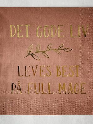 Serviett lunsj det gode liv Trend Design