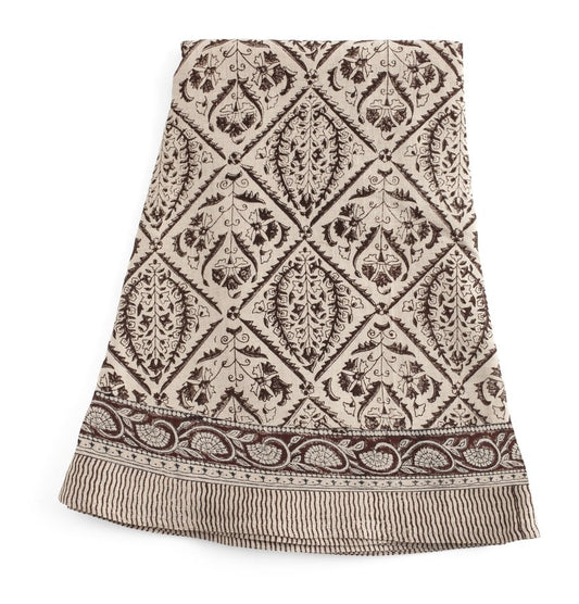 Duk lin Jaipur brun- rund 220cm Chamois kommer inn september