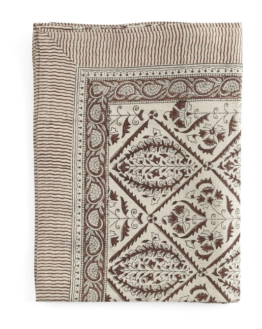 Duk lin Jaipur brun - 170x270cm Chamois  kommer inn september