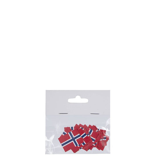 KONFETTI Norsk flagg L3 cm 48stk i pk