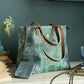 Shopper veske medium Kyoto Festival green PIP STUDIO