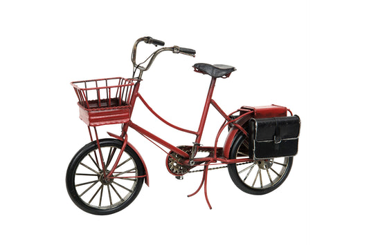 Sykkel rød med veske Alot design