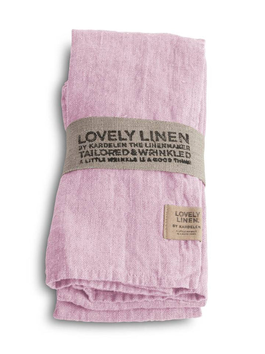 Linservietter dusty pink Lovely linen