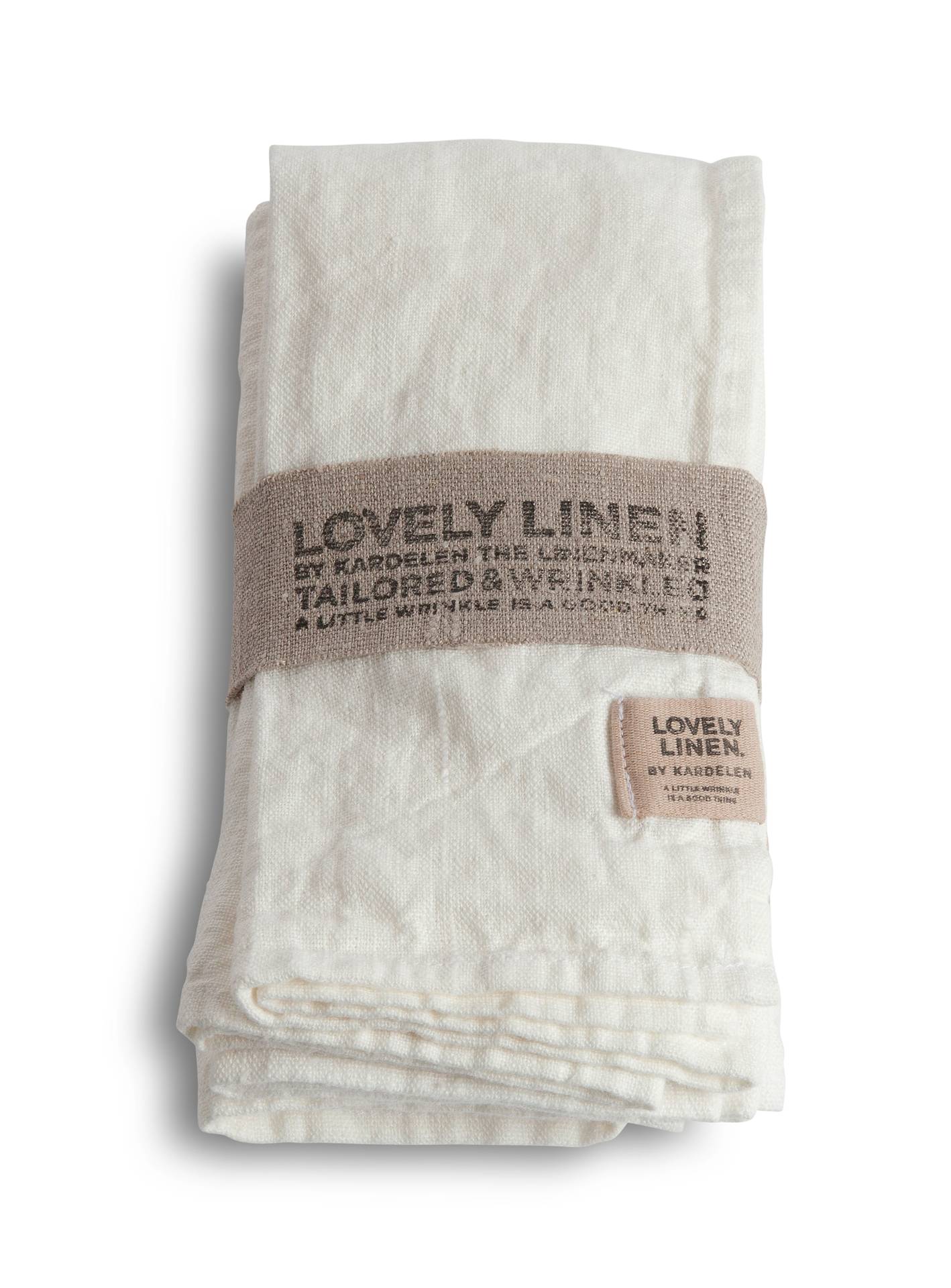 Linservietter hvite Lovely linen