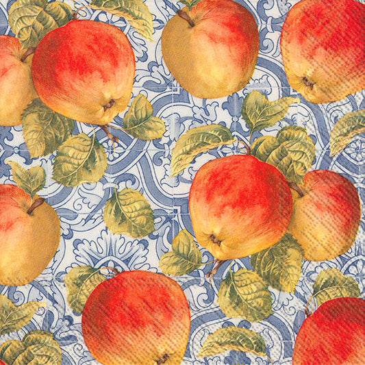 Serviett lunsj epler classical apples blue IHR