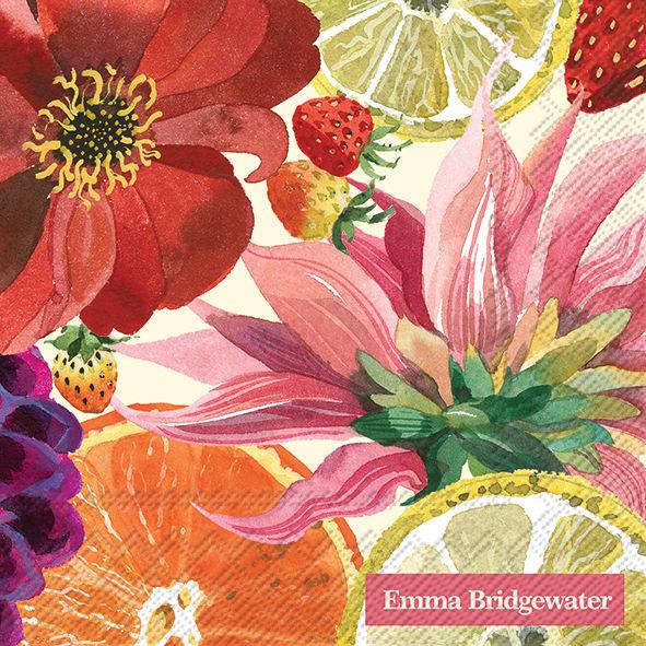 Serviett kaffe Fruit and flowers IHR