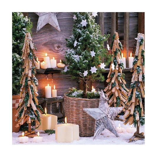 Serviett lunsj christmas light Ambiente