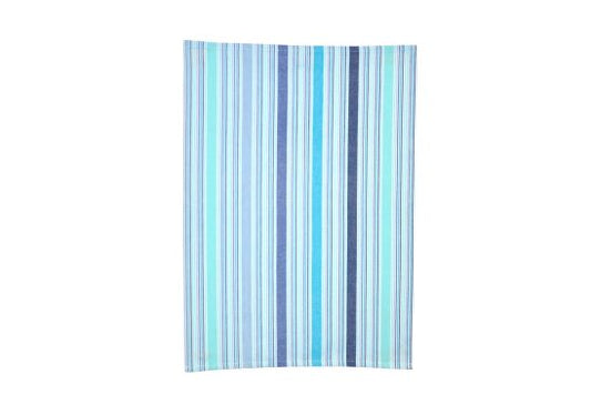 Kjøkkenhåndkle striper multi aqua blå Solwang