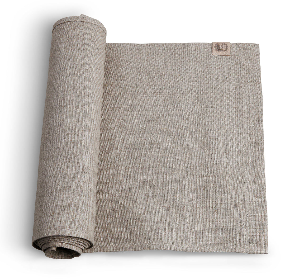 Løper classic lin beige linfarget 47x150 Lovely linen