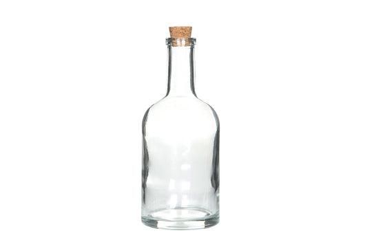 Glass flaske klar m/kork Alot Design