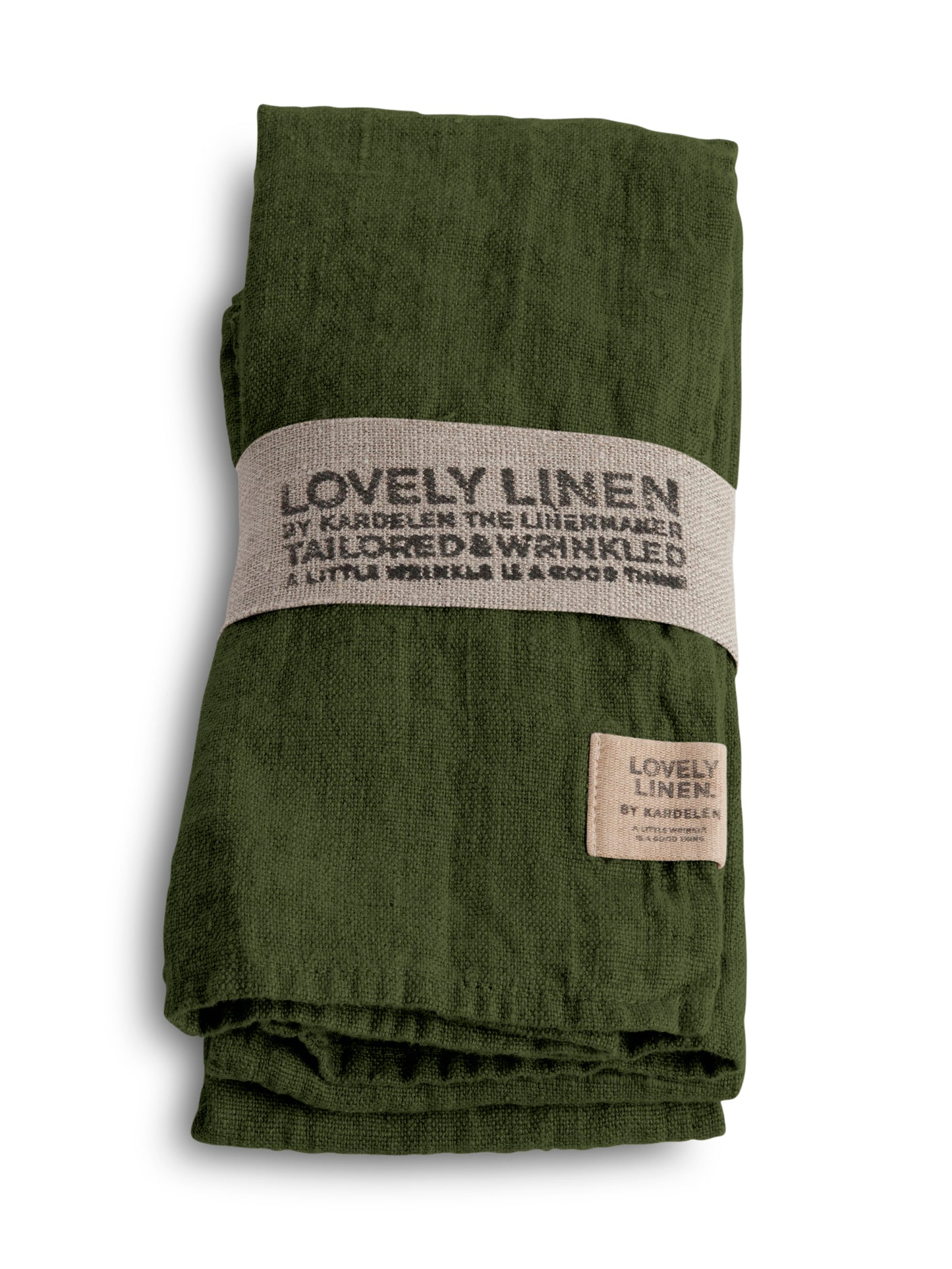 Linservietter mosegrønne Lovely linen