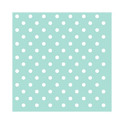 Serviett lunsj dots mint prikker Ambiente