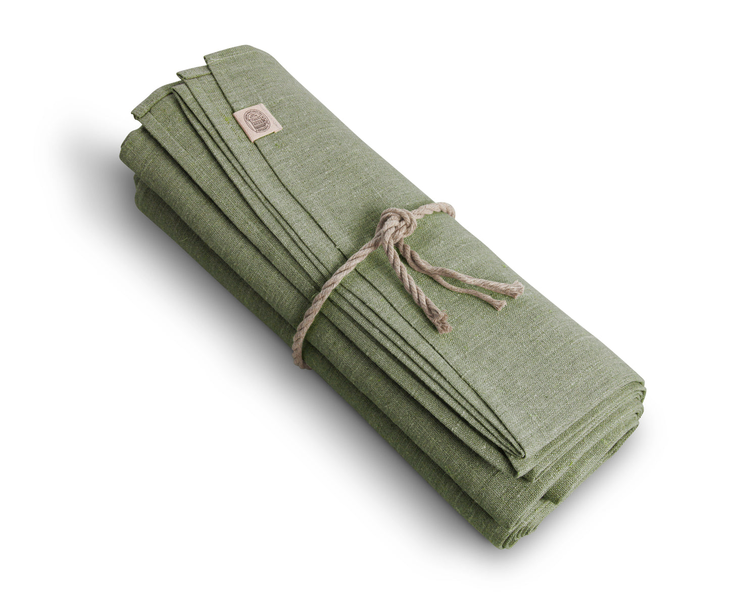 Duk rund lin classic Sage Salvie 200 cm  Lovely linen