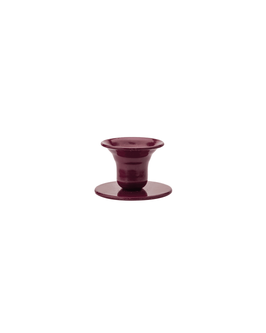 Lysestake juletrelys mini bell bordeaux Kunstindustrien